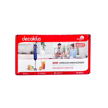 Batidora de Inmersión 1 Velocidad Inalámbrica Azul Decakila KMJB037L