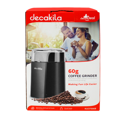 Molino de Café Electrico 60g 150 W Negro Decakila KUCF006B
