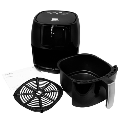 Freidora de Aire 4.5 L Panel Digital 1400 W Decakila KUEC039B (Caja con 4 piezas)