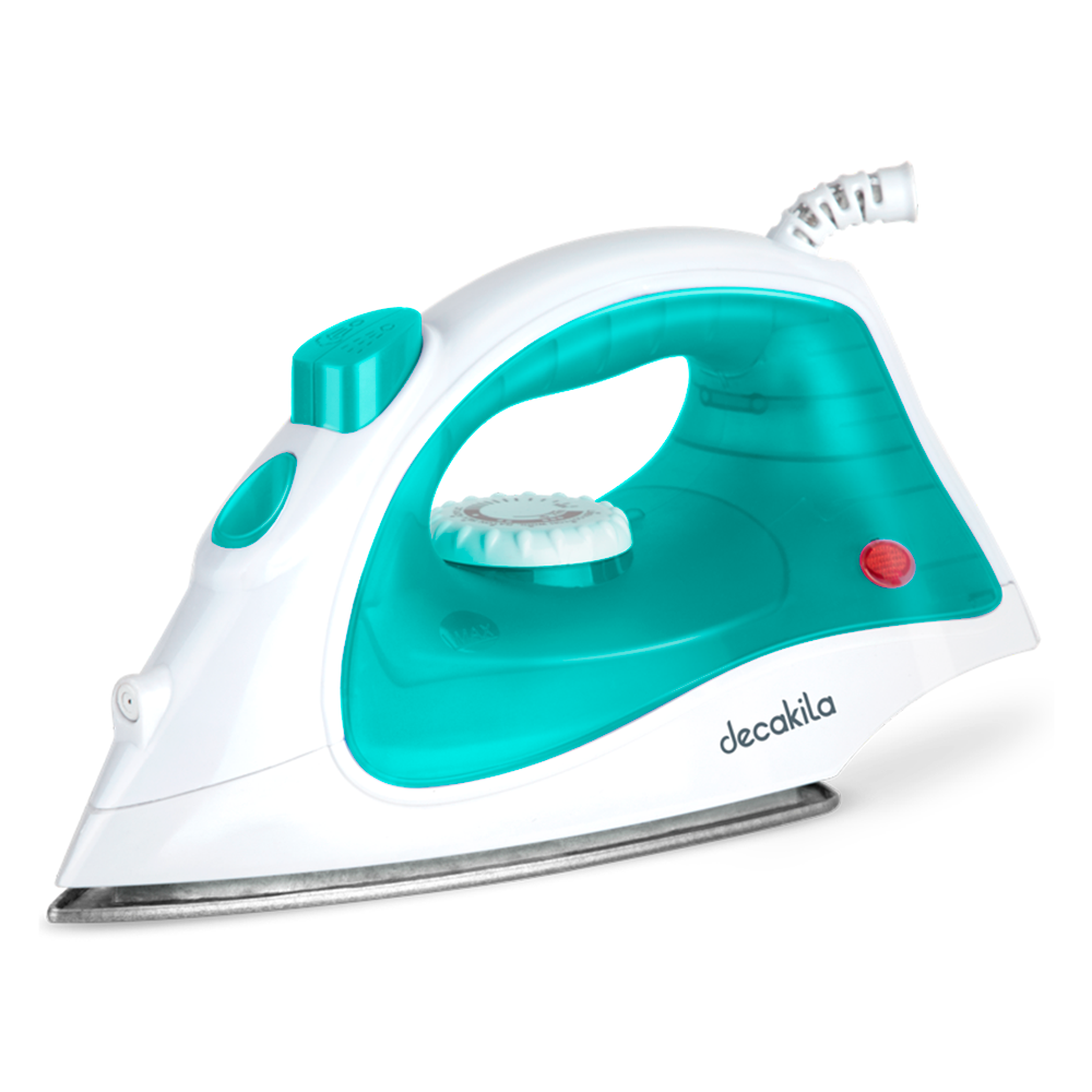 Plancha de Vapor con Antiadherente 1100 W Verde Aqua Decakila KUEN019V