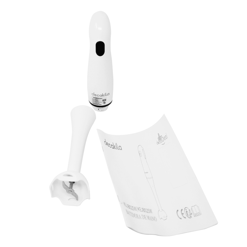 Batidora de Inmersión 300 W Blanca Decakila KUJB025W (Caja de 24 Piezas)