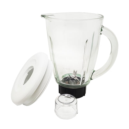 Licuadora 10 Velocidades Vaso Vidrio Blanca Decakila KUJB046W (Caja de 4 Piezas)