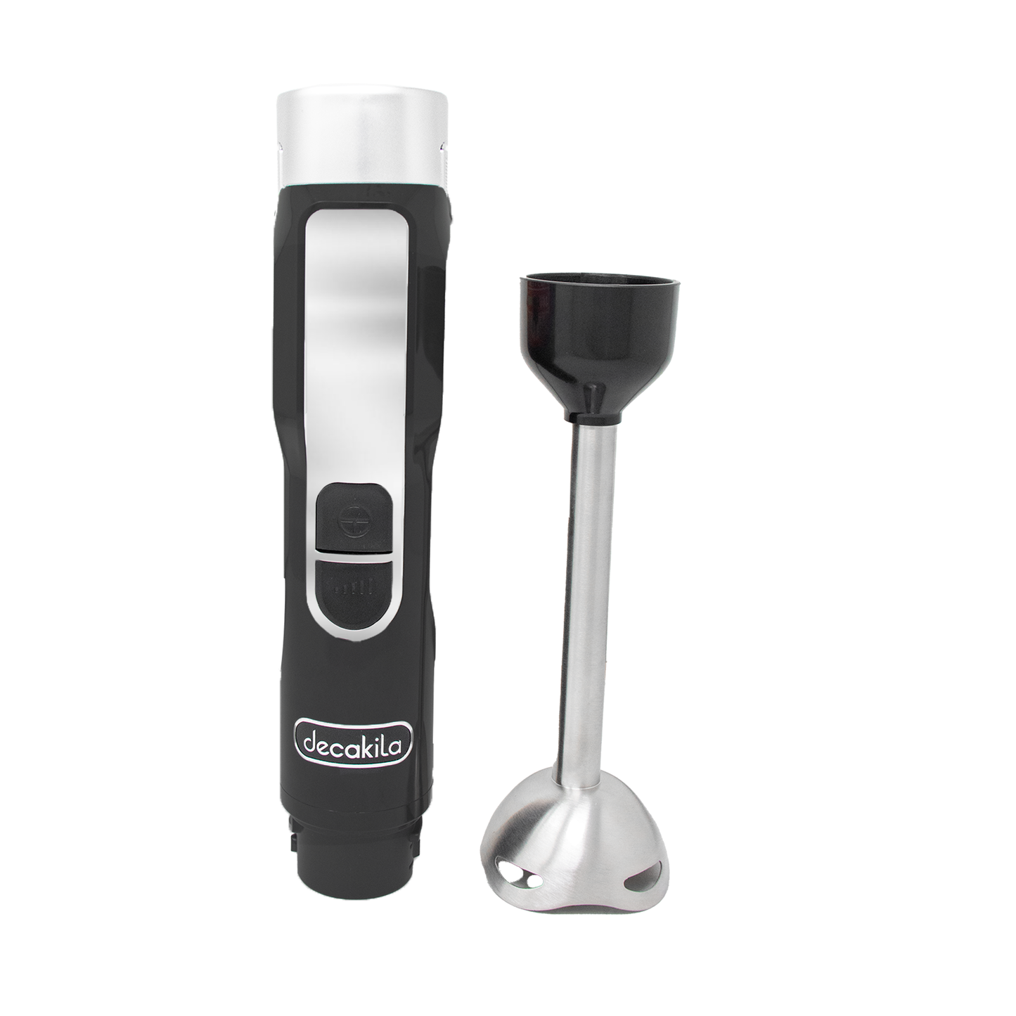 Batidora de Inmersión 5 Velocidades Inalámbrica con Batería Recargable Negra Decakila KUJB048B (Caja con 10 piezas)
