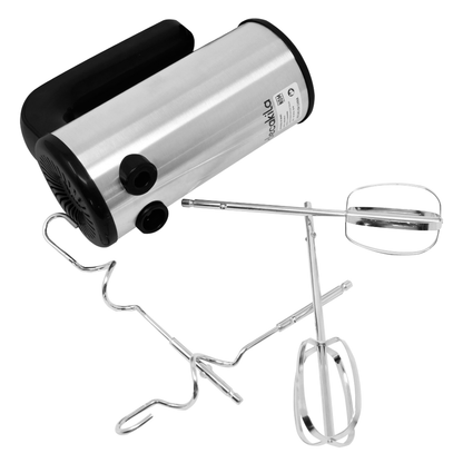 Batidora de Mano 5 Velocidades 150 W Acero Inoxidable Decakila KUMX009M (Caja de 16 Piezas)