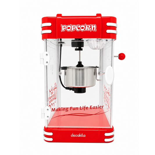 Máquina de Palomitas Tipo Cinema 2.5 Oz Roja Decakila KUTT019R
