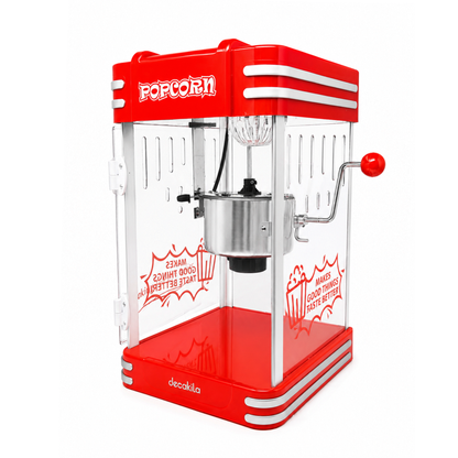 Máquina de Palomitas Tipo Cinema 2.5 Oz Roja Decakila KUTT019R