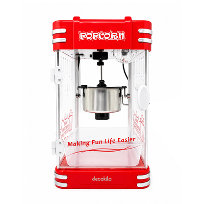 Máquina de Palomitas Tipo Cinema 2.5 Oz Roja Decakila KUTT019R