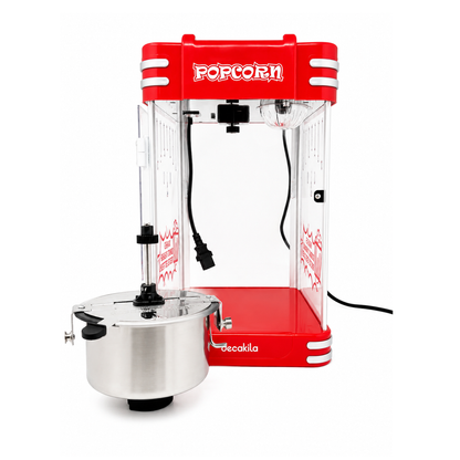 Máquina de Palomitas Tipo Cinema 2.5 Oz Roja Decakila KUTT019R