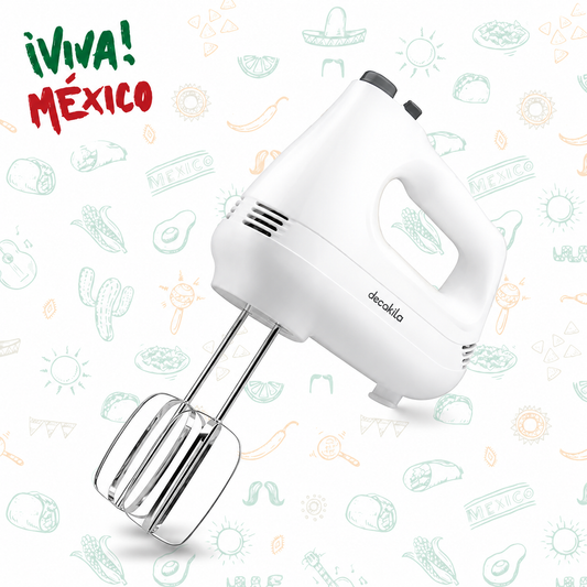 Batidora de Mano 6 Velocidades 150 W Blanca Decakila KUMX001W