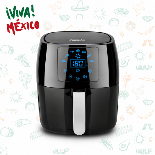 Freidora de Aire (air fryer) 4.5 L Panel Digital 1400 W Decakila KUEC039B