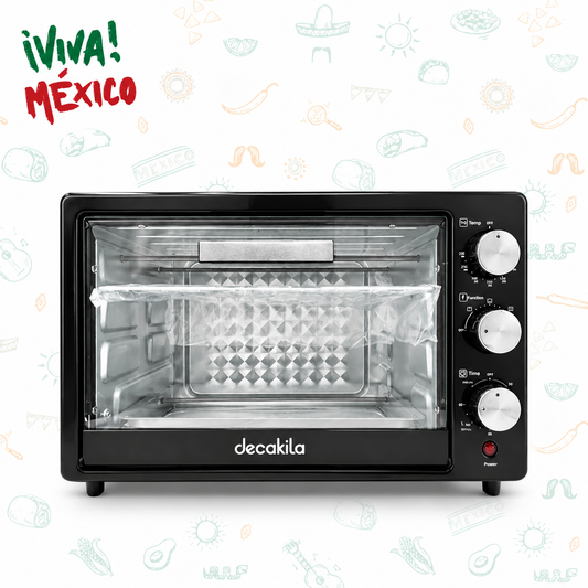 Horno Tostador Eléctrico 22 L Negro Decakila KUEV023B