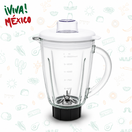 Vaso Completo de Licuadora Vidrio Decakila KMJB072W