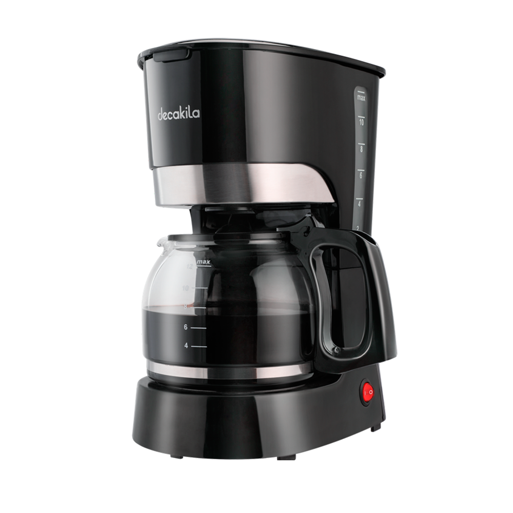 Cafetera de Goteo 12 Tazas (1.5 L) 900 W Negro Decakila KUCF012B